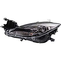 Driver Side Halogen Headlight, With bulb(s), OE Replacement