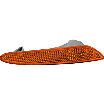 Front, Passenger Side Turn Signal Light, Without bulb(s)