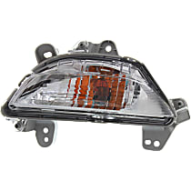 Front, Driver Side Turn Signal Light, With bulb(s),, CAPA Certified