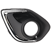 Front, Passenger Side Fog Light Trim, Chrome