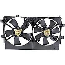 Radiator Fan Passenger Side, 4 Cyl 2.4L, Dual fan
