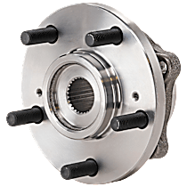Front, Driver or Passenger Side Wheel Hub, Front Wheel Drive, 5 Lugs, With Bearing, FWD