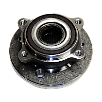 Front, Driver or Passenger Side Wheel Hub, With Bearing, 4 x 3.94 in. Bolt Pattern