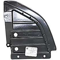 Front, Passenger Side Engine Splash Shield, Engine Under Cover, Front Section