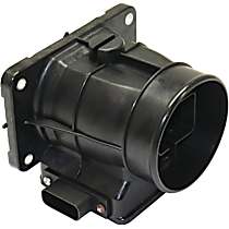 Mass Air Flow Sensor, 2.4L/2.7L/3.0L Engines, Sensor With Housing