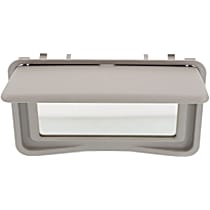 Sun Visor Vanity Mirror Flip Up Door - Gray, Direct Fit