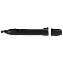 Rear, Passenger Side Primed Exterior Door Handle, Without Key Hole