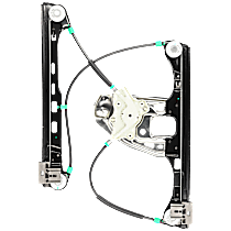 Front, Passenger Side Window Regulator, Power, Bolt-on Installation