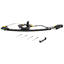 Rear, Passenger Side Window Regulator, Power
