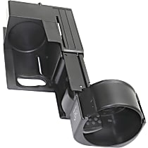 Front Cup Holder, Plastic, Black