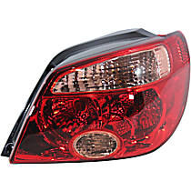 Passenger Side Halogen Tail Light, With bulb(s), OE Replacement