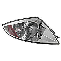 Driver Side Tail Light, with Bulb, Halogen, Clear Lens