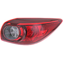 Partslink Number MA2805117 OE Replacement MAZDA MAZDA_3 Tail Light Assembly 