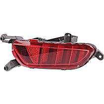 Rear, Passenger Side Bumper Reflector