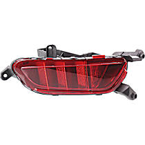 Rear, Driver Side Bumper Reflector