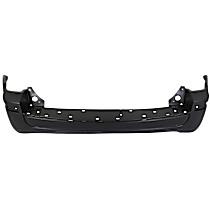 Rear Primed Bumper Cover, With Step Pad Provision And Reflector Holes