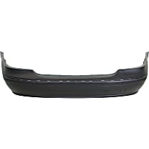 Rear Primed Bumper Cover, Sedan, For Models Without Parking Aid Sensor Holes and Sport and AMG Styling Package, W211