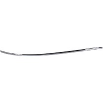 Rear, Passenger Side, Outer Bumper Trim, Primed, Side Impact Strip