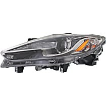 Driver Side Headlight, without Bulb, HID/Xenon, Clear Lens, 6 Cyl., 3.7L Engine