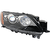 Passenger Side HID/Xenon Headlight, Without bulb(s), OE Replacement