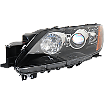 Driver Side HID/Xenon Headlight, Without bulb(s), OE Replacement