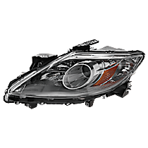 Driver Side Halogen Headlight, Without bulb(s), OE Replacement,, CAPA Certified
