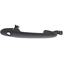 Front, Driver Side Primed Exterior Door Handle, With Key Hole