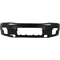 Front Bumper, Painted Black, Without Mounting Brackets