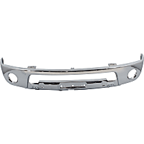 Front, Lower Bumper, Chrome, With Mounting Brackets