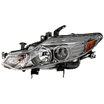 Driver Side Headlight, With bulb(s), Halogen, Clear Lens