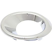 Front, Driver Side Fog Light Trim, Chrome