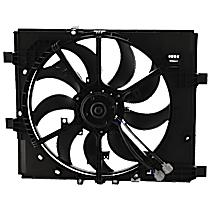 Radiator Fan - Fan Blade, Motor and Shroud, 4 Cyl., 1.6L Engine