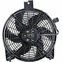 A/C Condenser Fan, Single Fan, Mounts in Front of Condenser, 8 Cyl., 5.6L Engine
