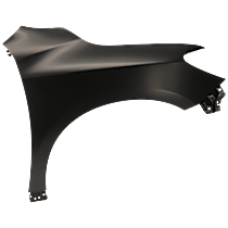 Front, Passenger Side Fender, For Models Without Wheel Opening Molding, CAPA Certified