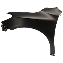 Front, Driver Side Fender, For Models Without Wheel Opening Molding, CAPA Certified