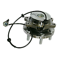 Wheel Hub, With Bearing, 6 x 4.5 in. Bolt Pattern