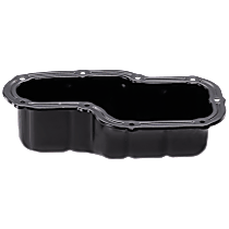 Oil Pan, Gasket And/Or Sealant Not Included, Steel, 6 Cyl 4.0L