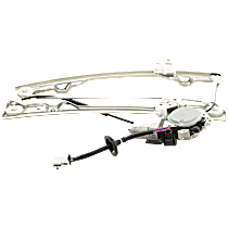 Front, Passenger Side Power Window Regulator, With Motor, For Models With Auto Up/Down