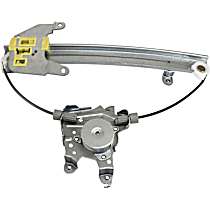 Rear, Passenger Side Power Window Regulator, Without Motor