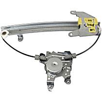 Rear, Driver Side Power Window Regulator, Without Motor