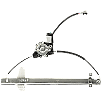 Rear, Passenger Side Window Regulator, Power