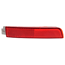 Bumper Reflector - Rear, Driver Side For FX35, FX50, FX37,QX70, Quest, Murano, Juke, Kicks | Rear, Passenger Side For Sentra, CAPA CERTIFIED