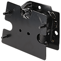 Rear, Passenger Side Bumper Bracket, Reinforcement Bracket; Coupe