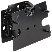 Rear, Driver Side Bumper Bracket, Reinforcement Bracket; Coupe
