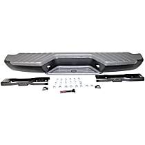 Step Bumper, Powdercoated Black Face Bar and Pads With mounting bracket(s)