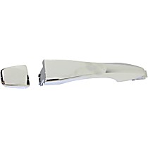 Front, Passenger Side or Rear, Driver or Passenger Chrome Exterior Door Handle, Without Key Hole