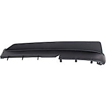 Front, Passenger Side Bumper Trim, For Models with Wheel Opening Moldings, Textured Black