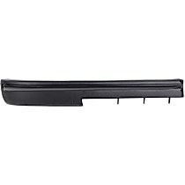 Front, Driver Side Bumper Trim, For Models with Wheel Opening Moldings, Textured Black