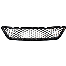 Front, Center, Lower Bumper Grille, Black