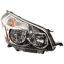 Passenger Side Headlight, with Bulb, Halogen, Clear Lens